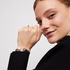 Bangle bracelet with square shape